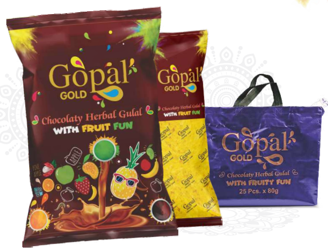 Gopal Gold Chocolaty Herbal Gulal 